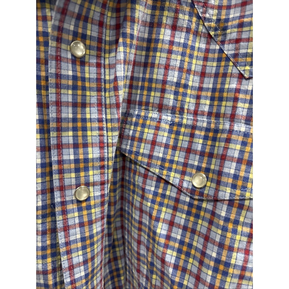 Lot 5 Men's, Cowboy, Western, Wrangler, Roper,Oshkosh Pearl Snap, Shirts Resell - Picture 15 of 16